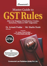 Commercial's Master Guide to GST Rules by Dr. Avinash Poddar & Shailin Doshi